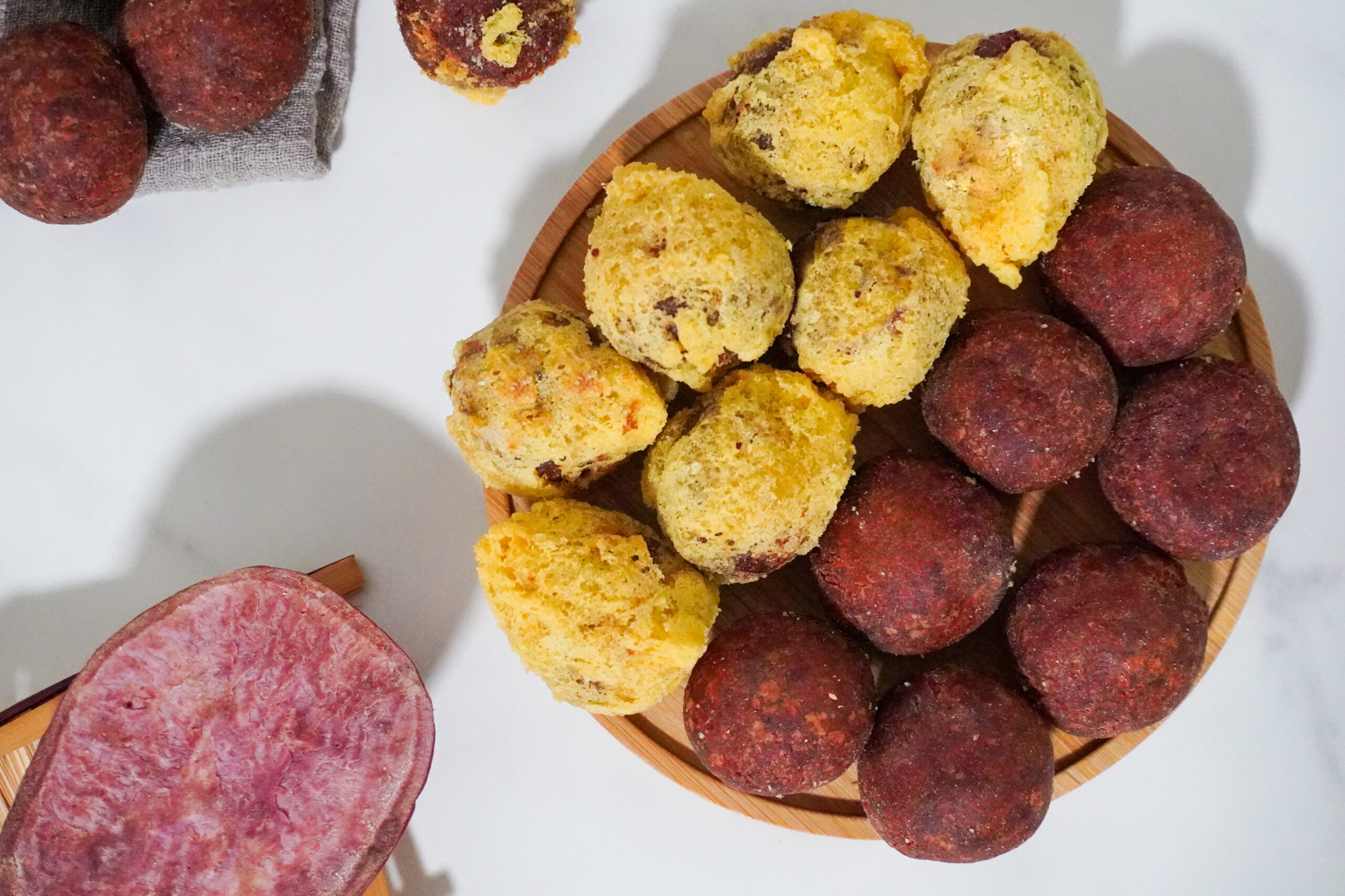 Purple Sweet Potato Balls